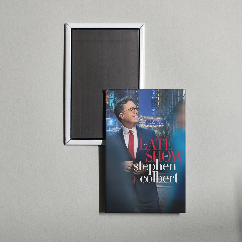 The Late Show with Stephen Colbert Mini TV Show Poster Fridge Locker Magnet