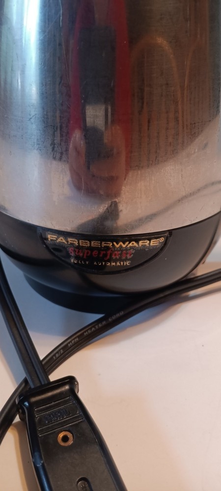 Vintage Farberware Superfast Coffee Percolator 2-4 Cup Automatic 134 COMPLETE