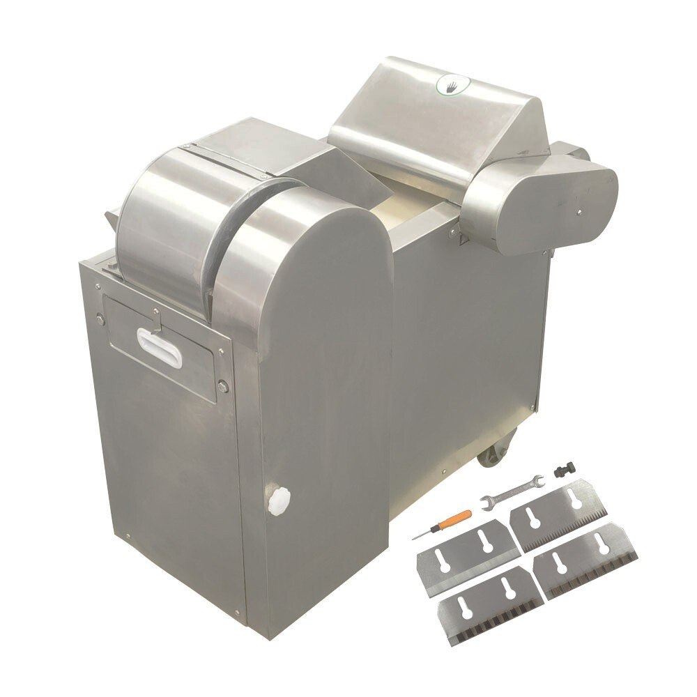 110V Automatic Fruit & Vegetable Slicing/Shredding/Dicing Cutting Cutter Machine