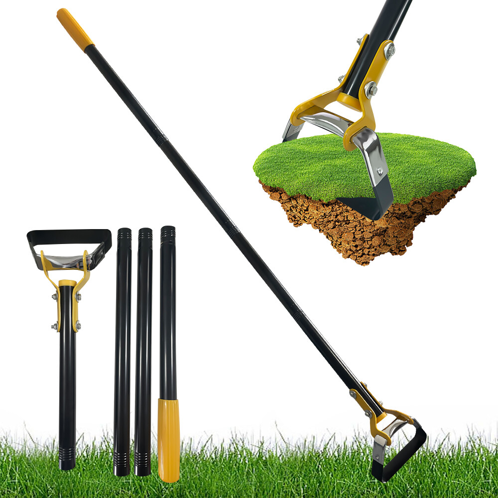 47" 59" 79" Adjustable Hoe Garden Tool Weeding Loop Stirrup Hoe Long Handle
