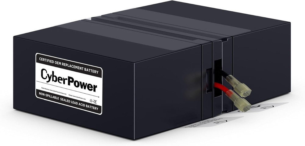 RB1280X2A UPS Replacement Battery Cartridge, Maintenance-Free, User Installable,
