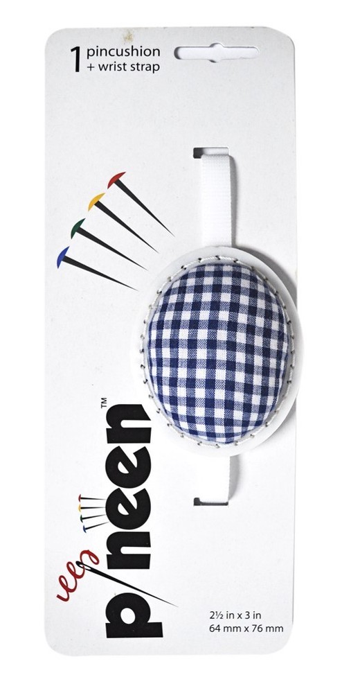 Pineen Wrist Strap Pincushion Blue