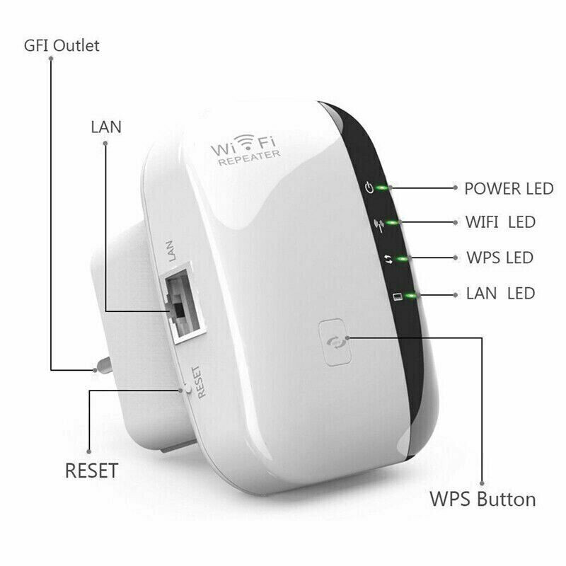 WiFi Range Extender Super Booster 300Mbps Superboost Boost Speed Wireless US