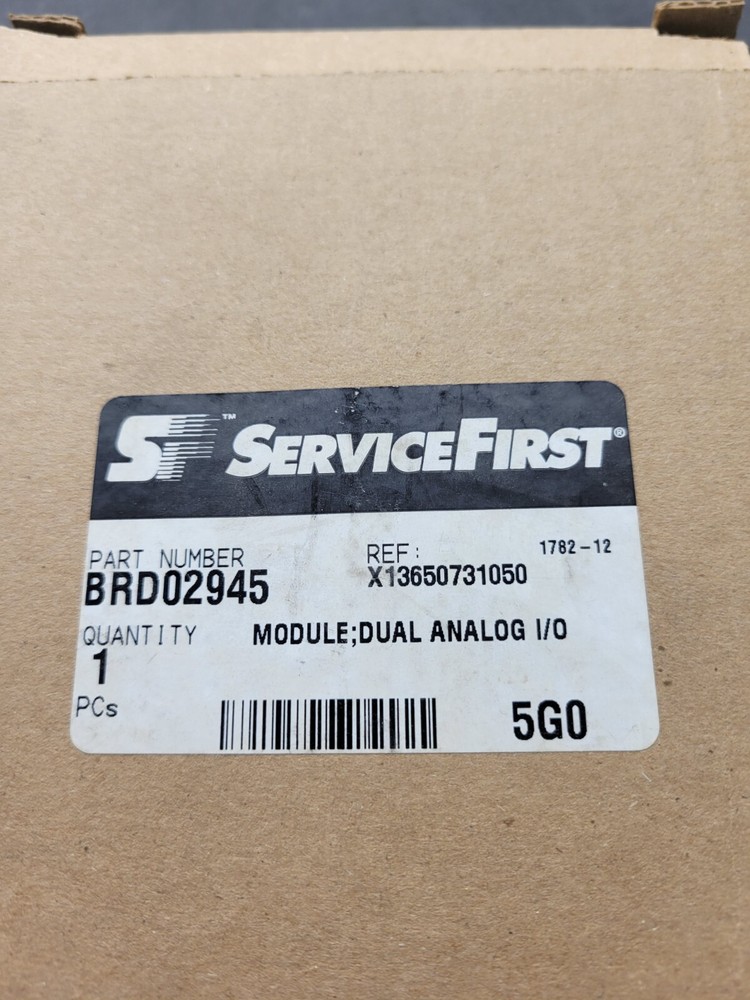 Service First BRD02945 Dual Analog I/O Module.