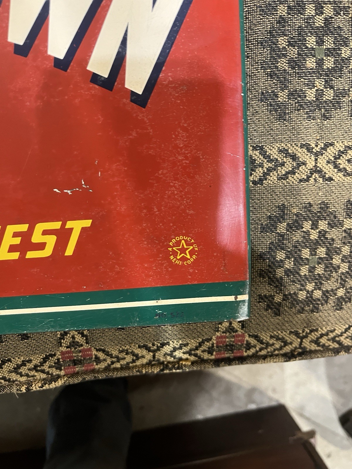 Royal Crown Cola flange sign