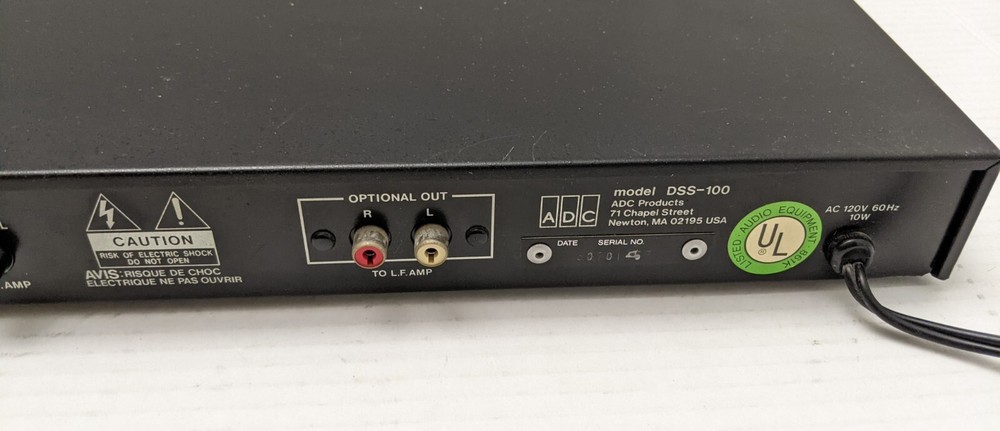 ADC DSS-100 Sub-Sonic Synthesizer