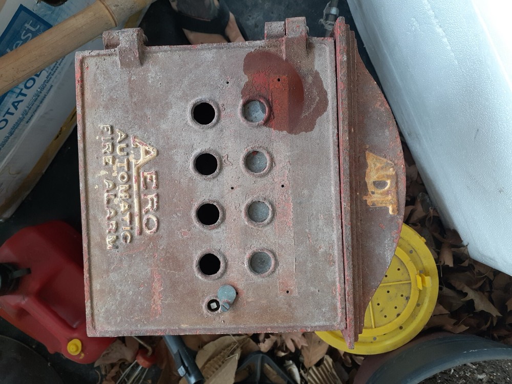 ADT antique fire alarm box