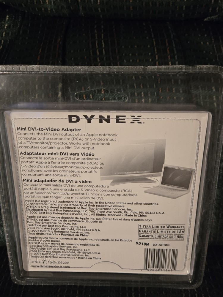 Dynex Mini DVI -To- Video Adapter