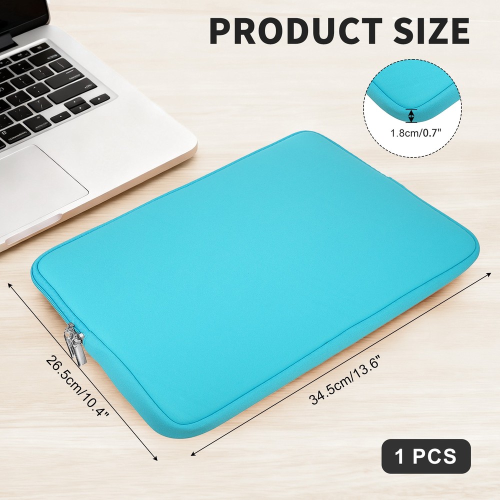 Laptop Case Shockproof Computer Sleeve for 13" Lenovo Notebook Light Blue
