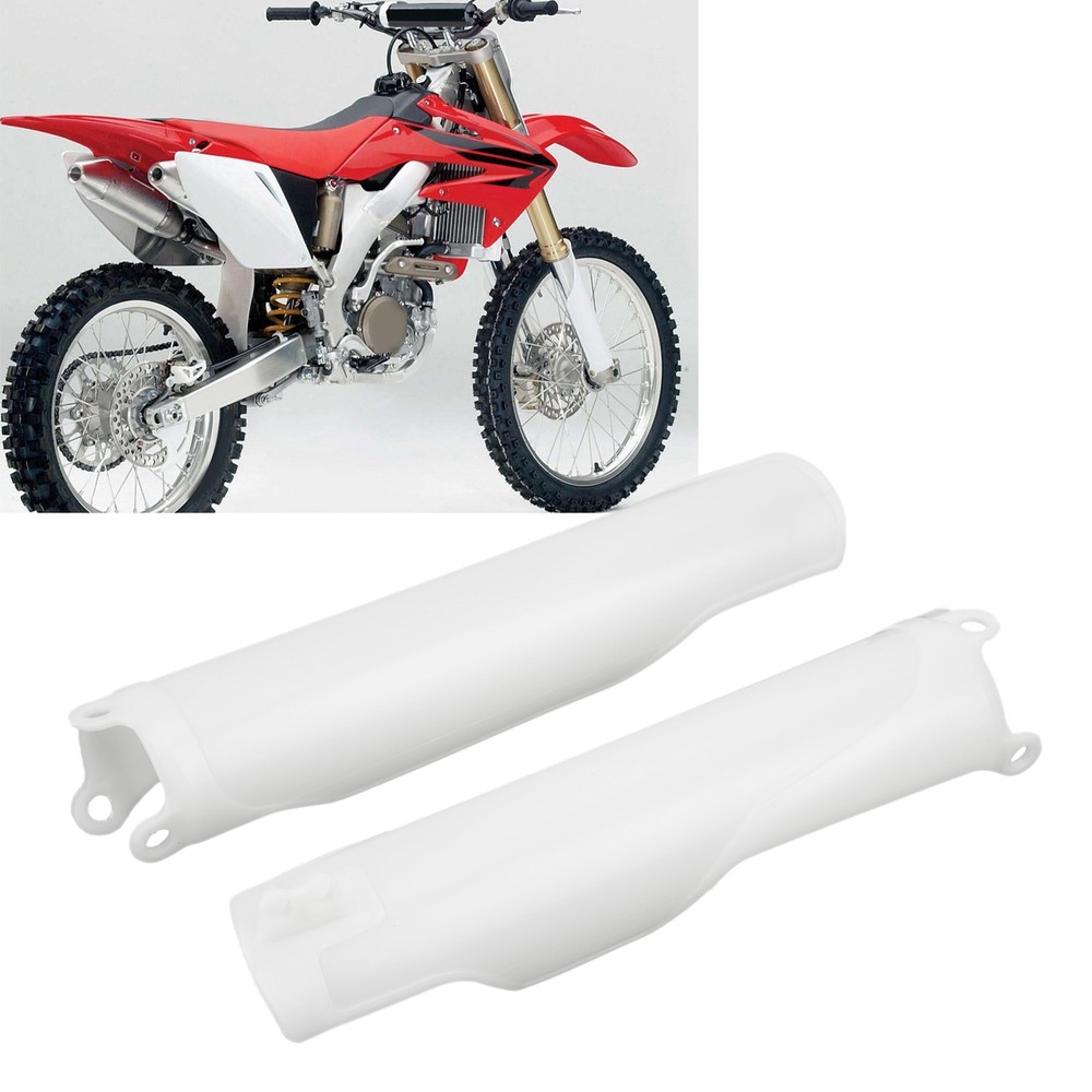 2Pcs Front Fork Tube Cover Fork Guard Protector Replacement For Cr125 Cr25 XMLO