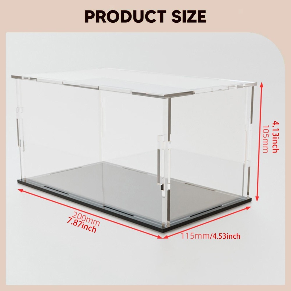 Acrylic Model Car Display Case Storage Case Collectible Stackable Toy Car