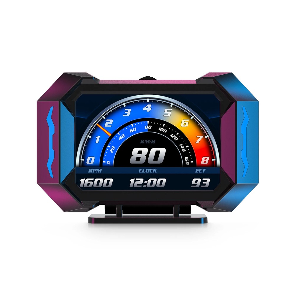 For Car P25 Multi-Function HUD OBD GPS Head-Up Display On-Board Speed Meter