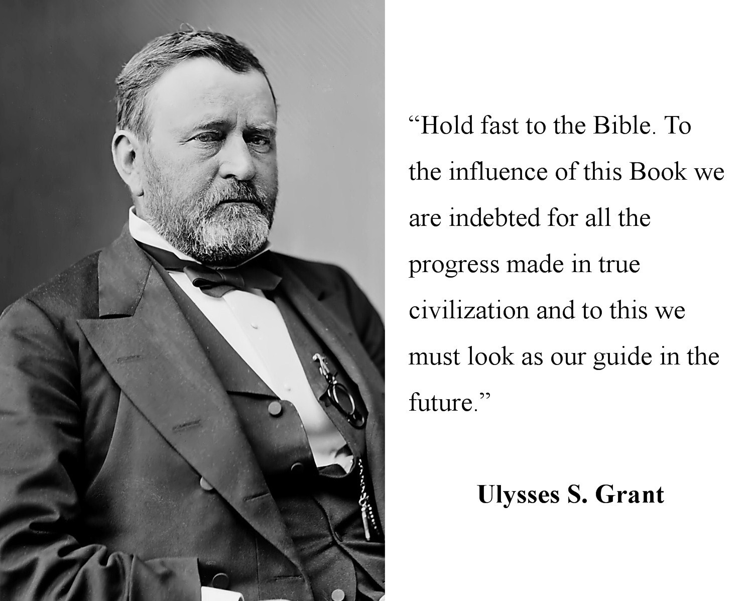General Ulysses S. Grant Quote Civil War 8 x 10 Photo Picture Photograph