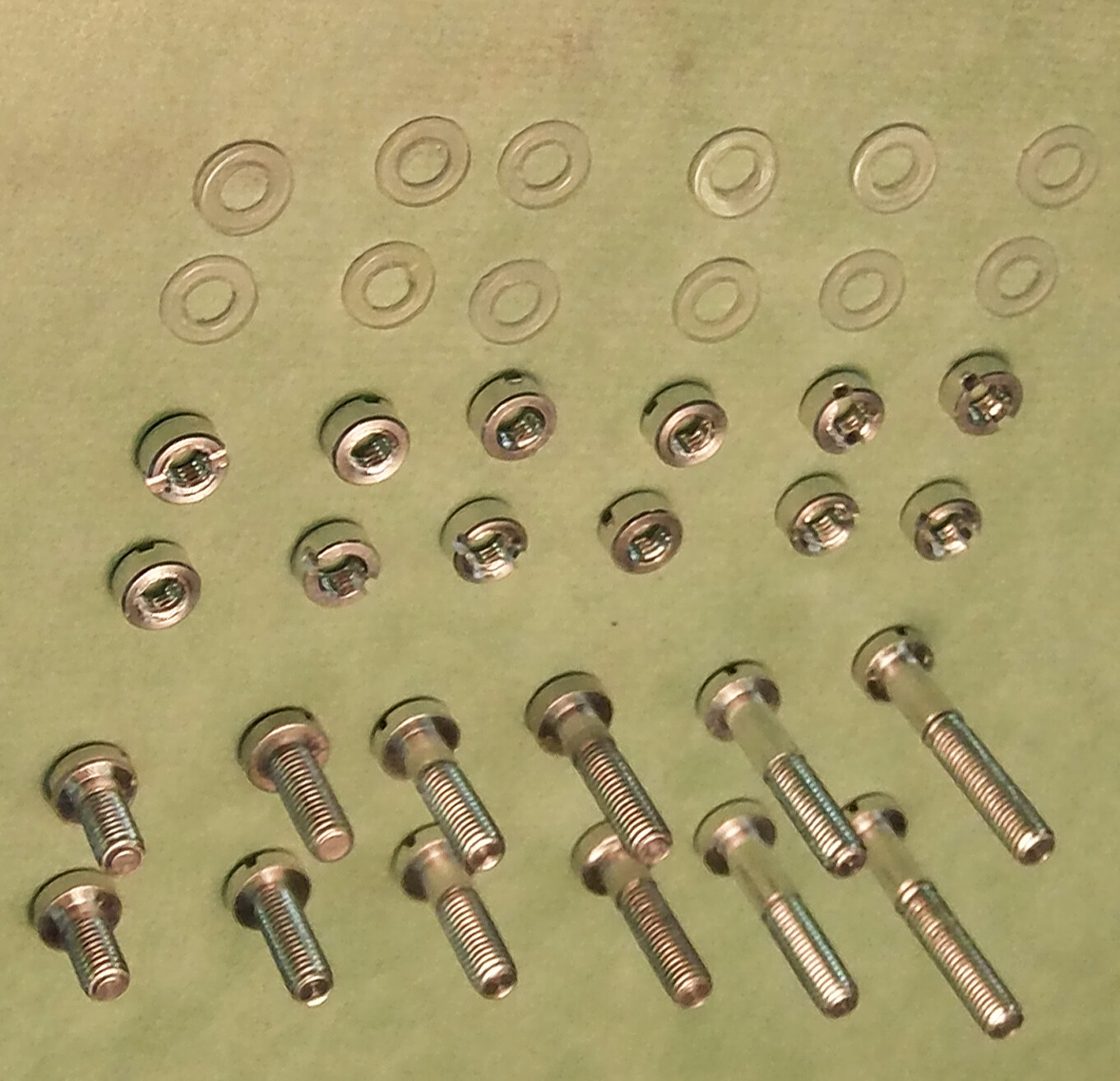 TURNTABLE CARTRIDGE SCREWS ALUMINUM ANTI-MAGNETIC NUTS BOLTS washers HEADSHELL