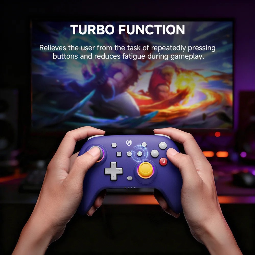 Echtpower Wireless Pro Controller for Nintendo Switch with Hall Effect Joysticks