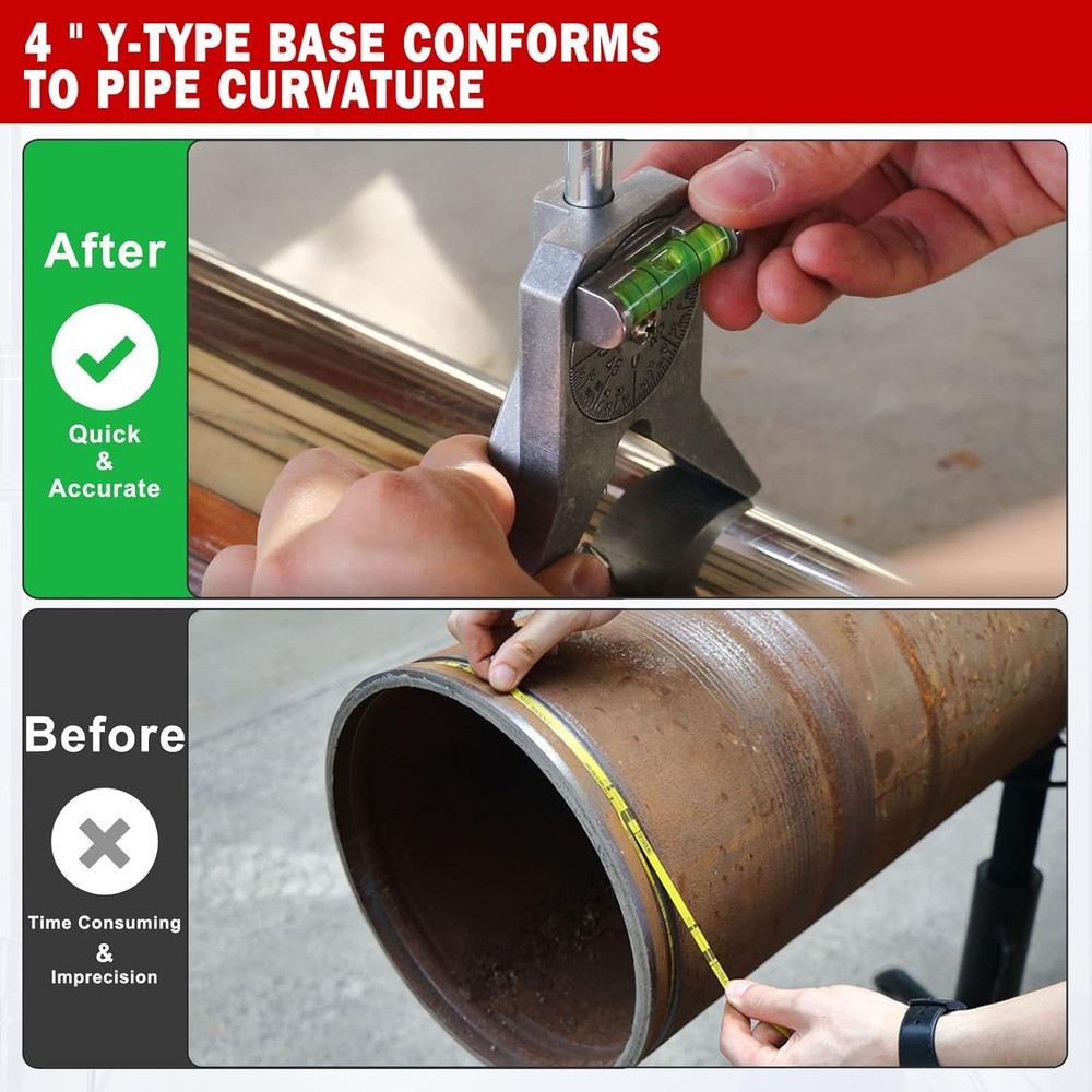 Pipe Center Finder, Pipefitter Tools W/Centering Head, Pipe Fitting Tools Center