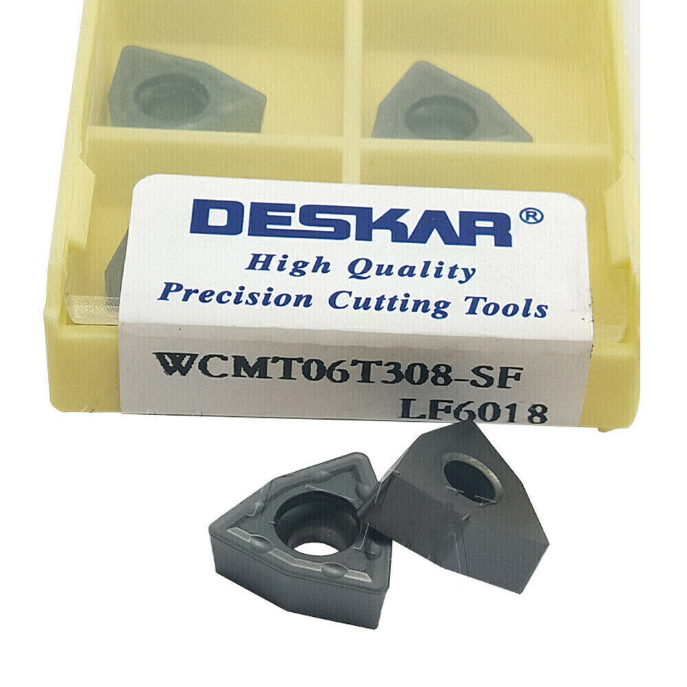 10* WCMT06T308-SF LF6018 Carbide insert U drill insert turning insert for WPD WC