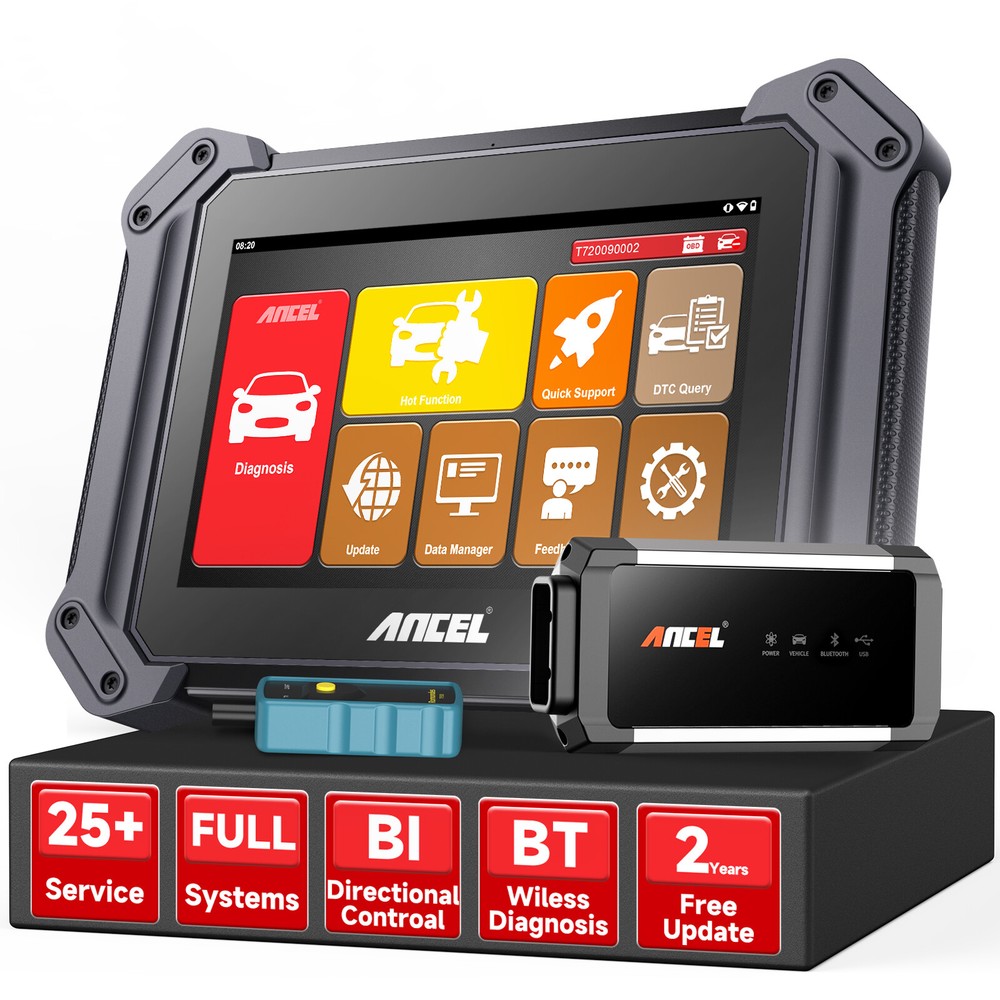ANCEL V6 PRO+ All System Bidirectional OBD2 Scanner Diagnostic Key Programming