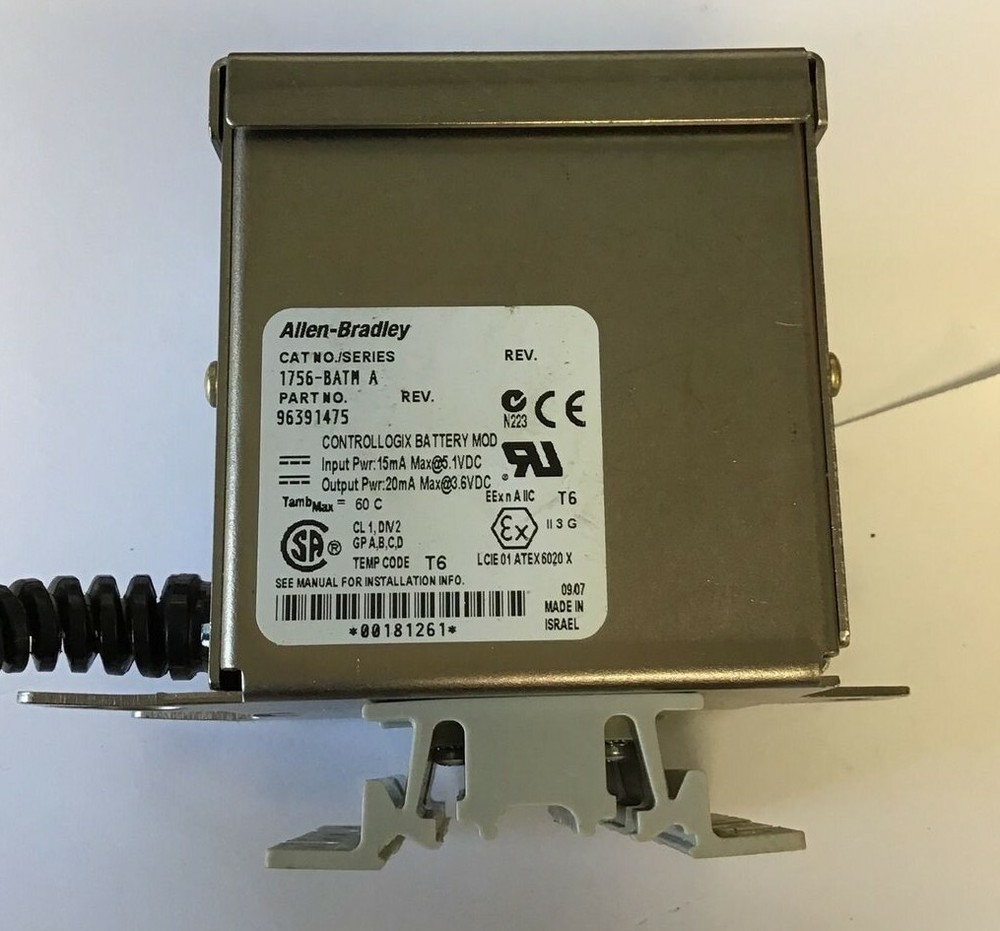 ALLEN BRADLEY 1756-BATM SER. A BATTERY MODULE