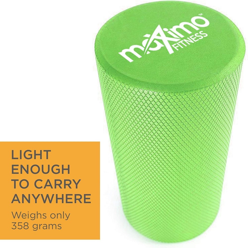 Green High Density Foam Roller for Trigger Point Therapy and Circulation Support