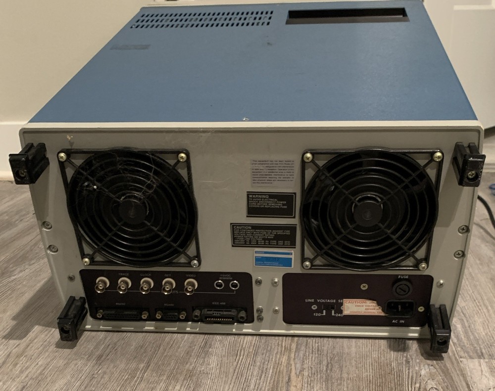 Gould Biomation K102-D Logic Analyzer w 3 Probes, Boots Up, Display Functioning