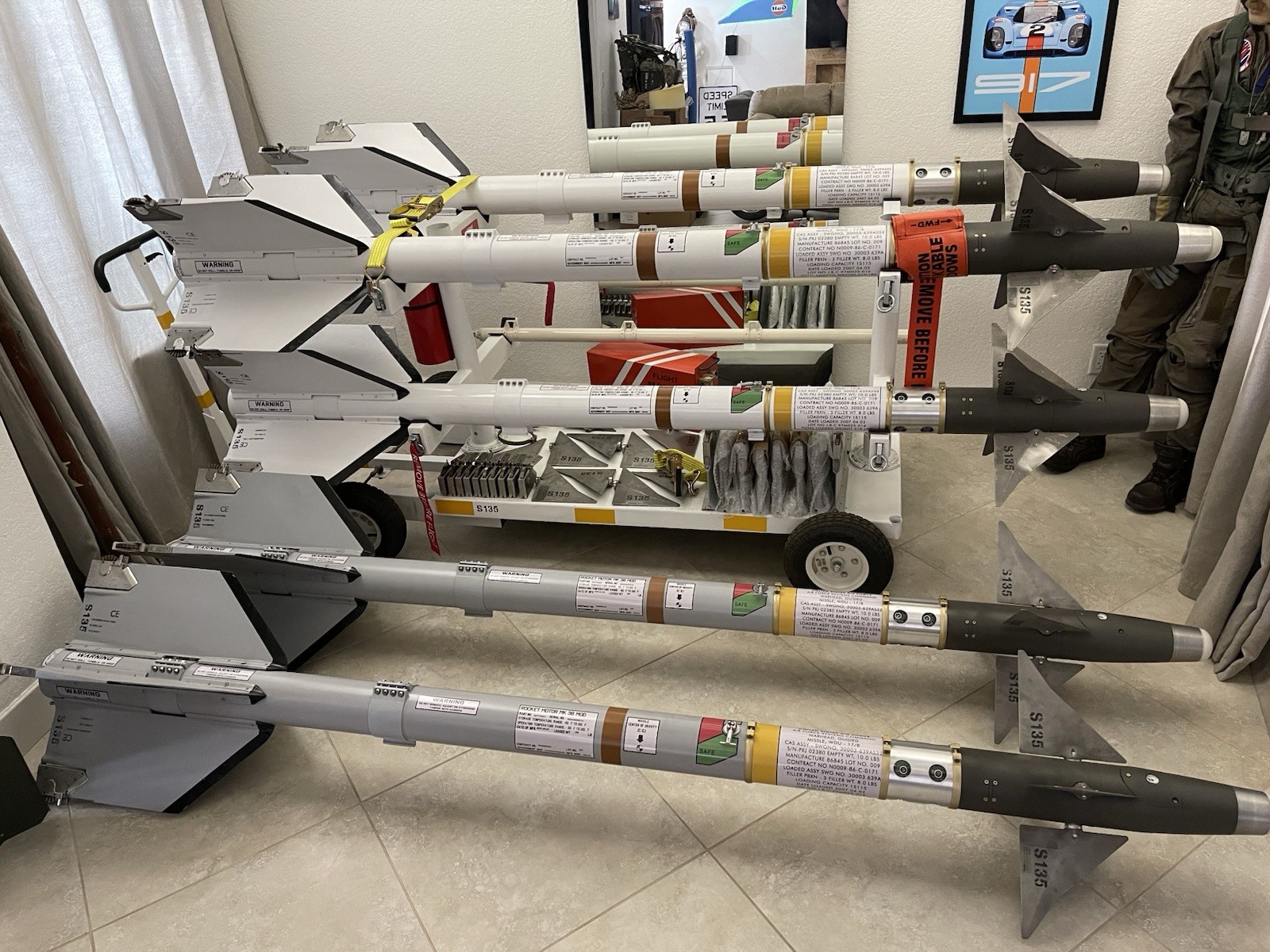 McDonnell Douglas F4 Phantom Center Aileron Panel Fighter Jet USAF F-4 Marine