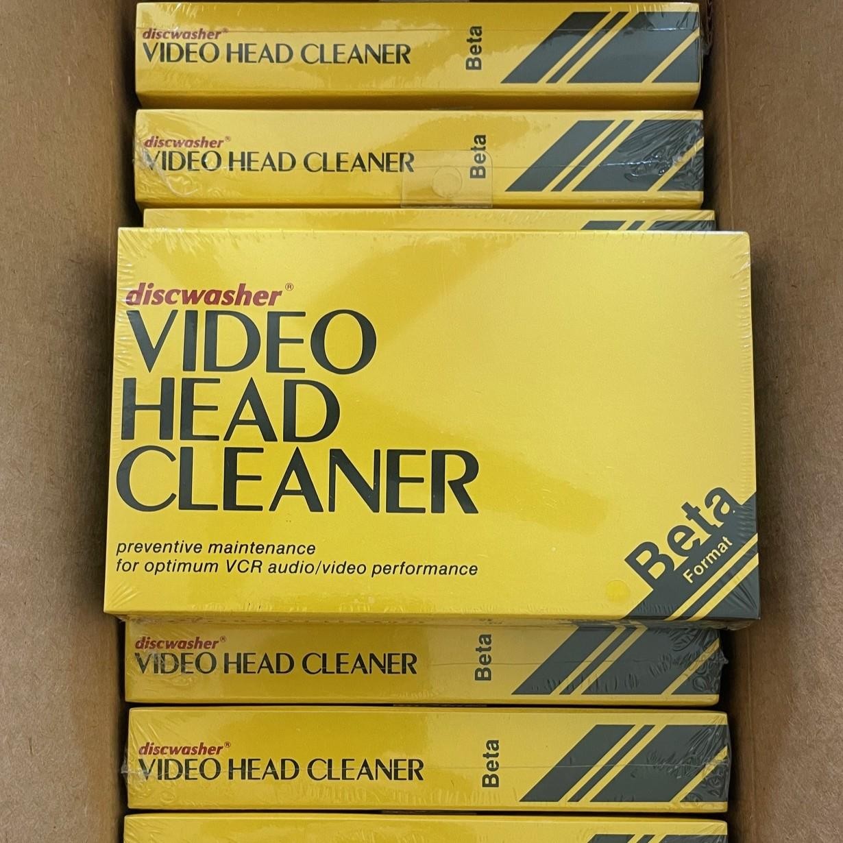 Discwasher Betamax VIDEO HEAD CLEANER New in Box Sealed Beta VCR Maintenance