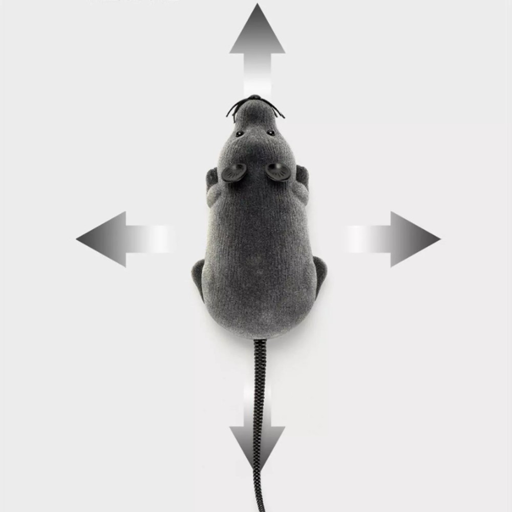 Wireless Remote Control RC Rat Electronic Mouse for Cat Dog Pet Toy Novelty US