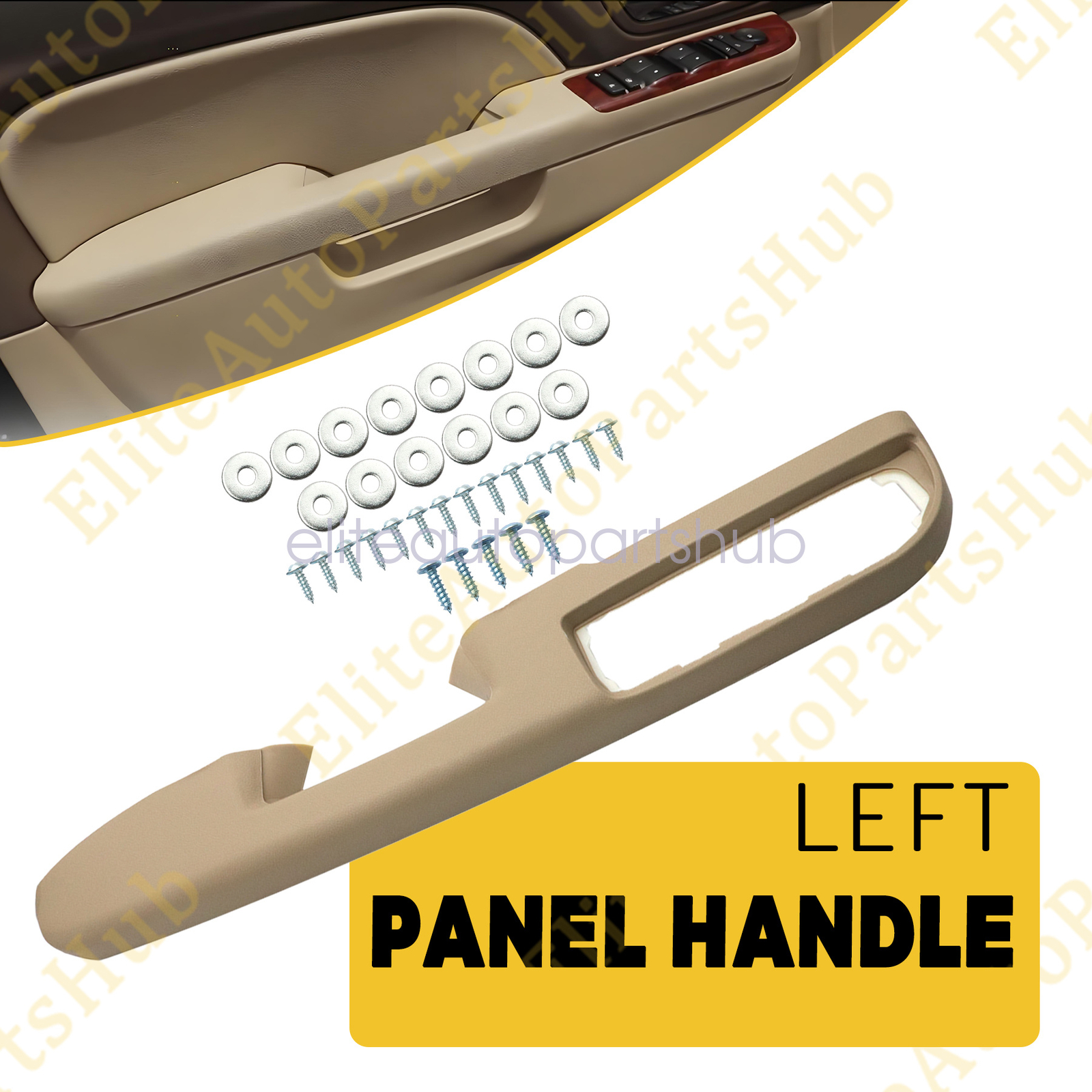 Door Panel Handle Armrest Repair For 10-14 Chevy GMC Tahoe Silverado Driver Left