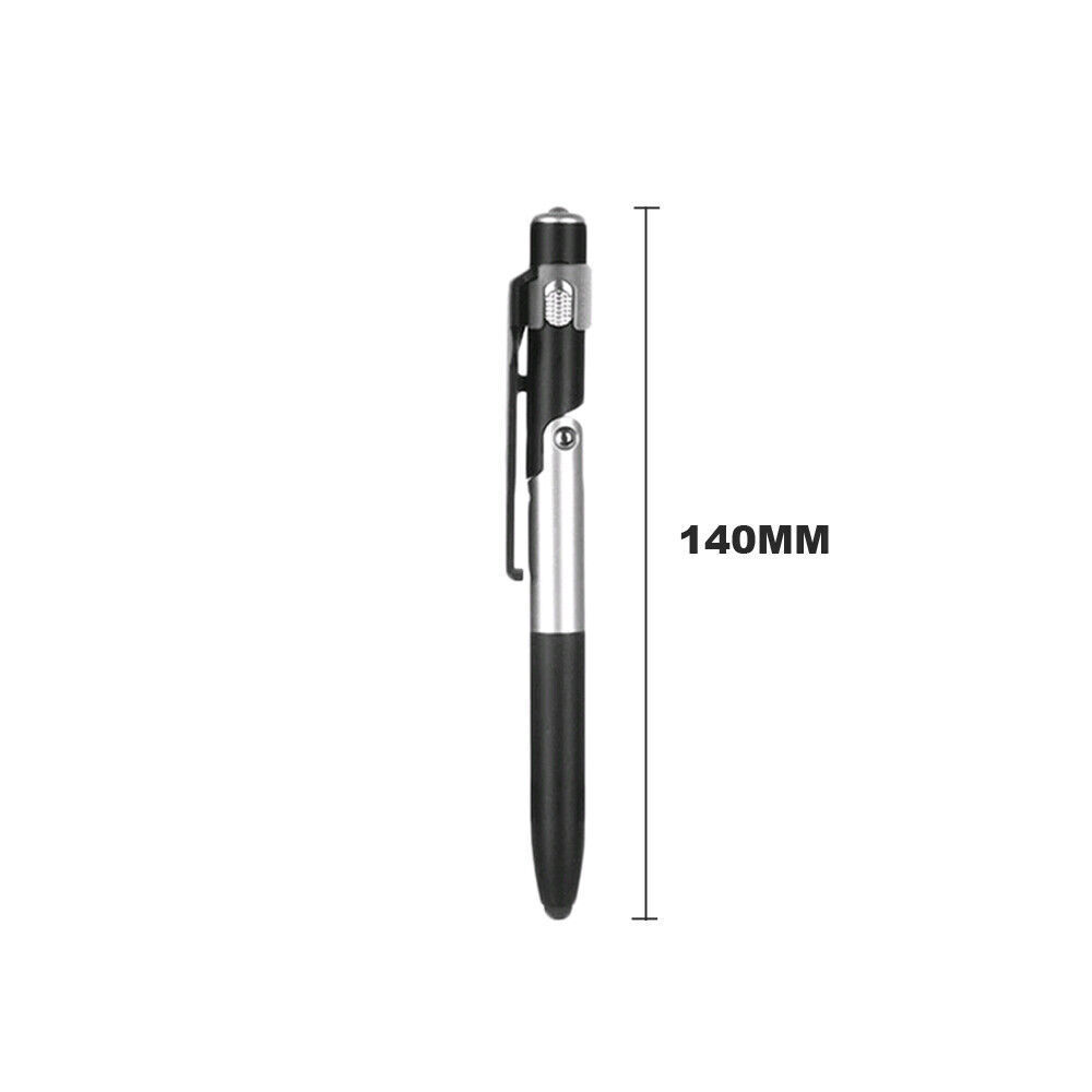 4 in 1 Multi-functional LED Light Screen Stylus Touch Ballpoint Pen Folding