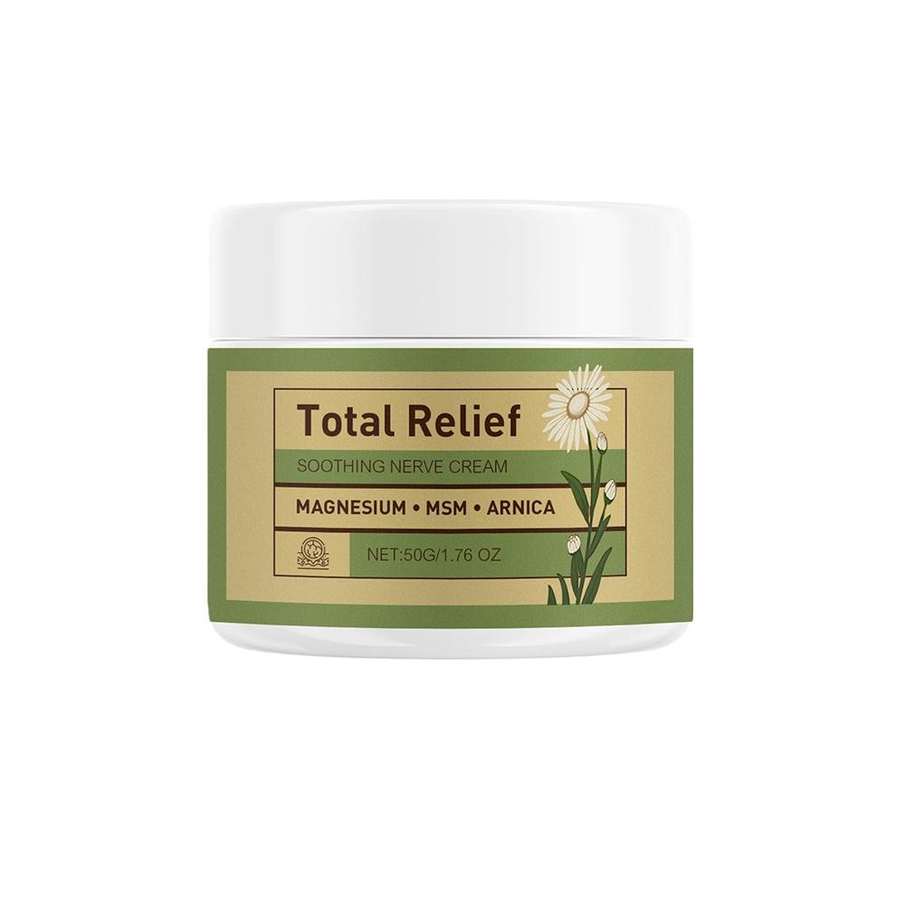 Total Relief Magnesium Cream, Nerve Relief Magnesium Cream US HOT SAL E