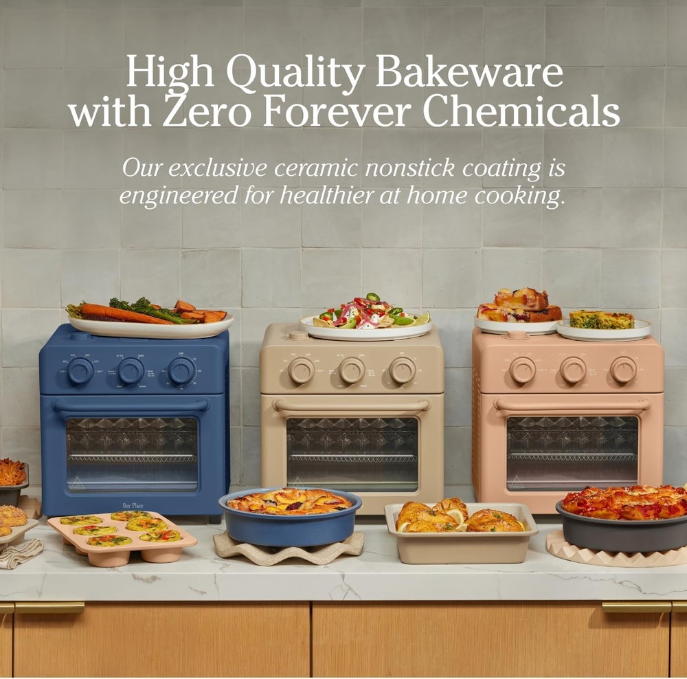 Oven Baker’s Kit 3-Piece Ceramic Nonstick Bakeware Set 8”