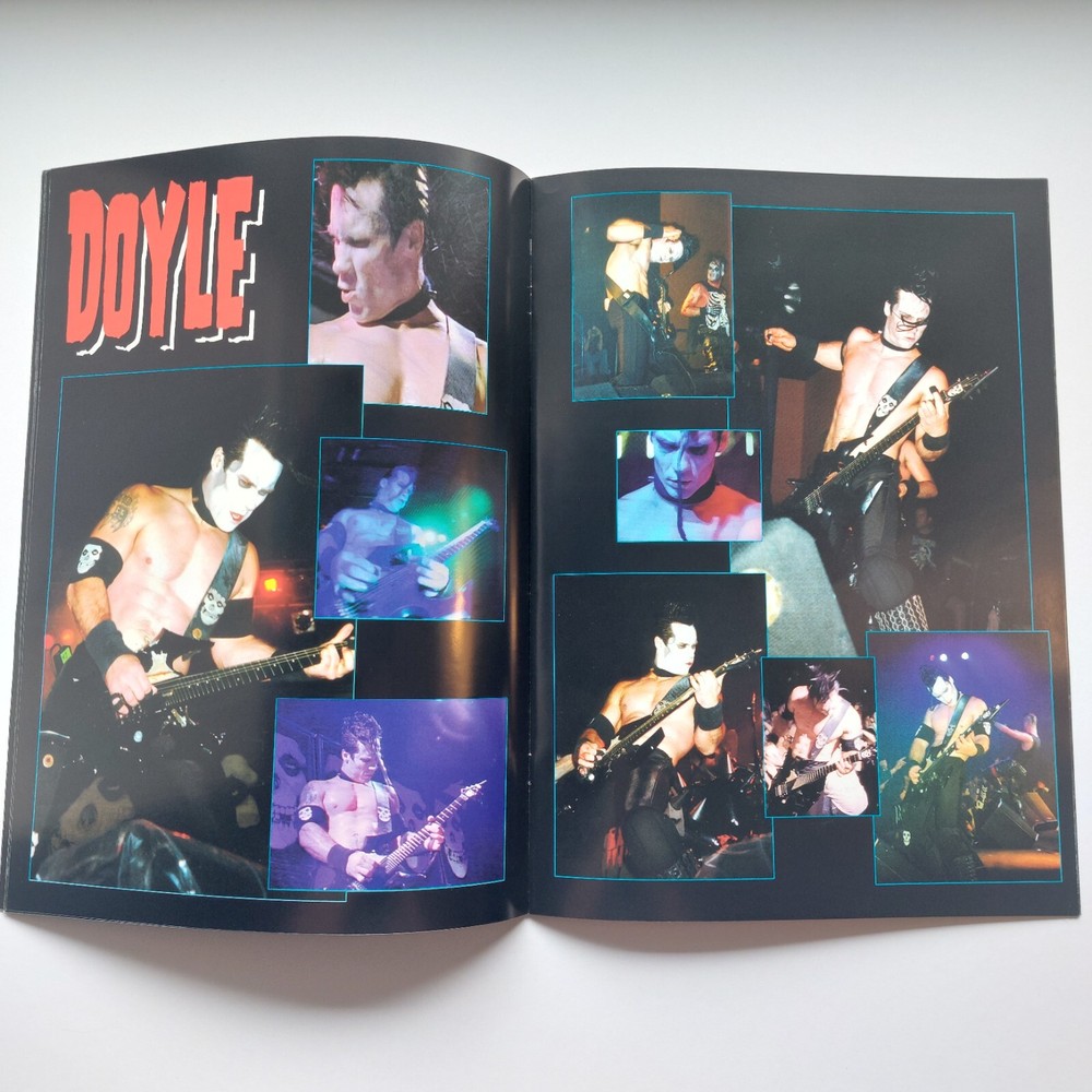 VTG Misfits Signed Concert Tour Program Autographed Evil Live Tour Book 1998