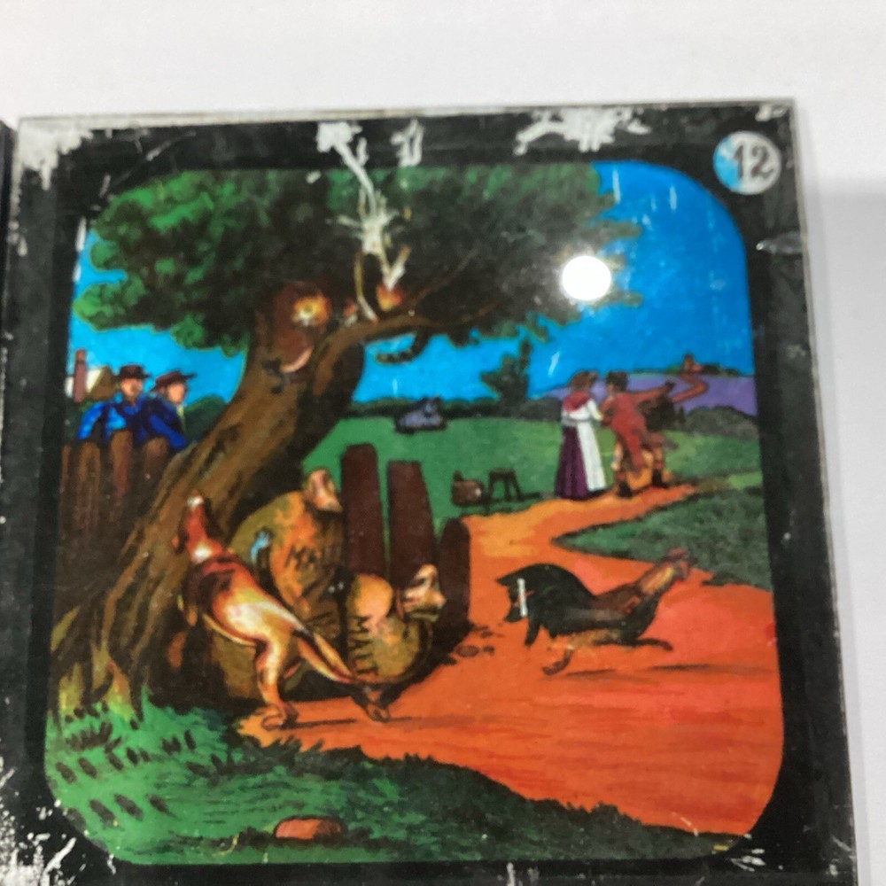 3 Vintage Magic Lantern Scenes