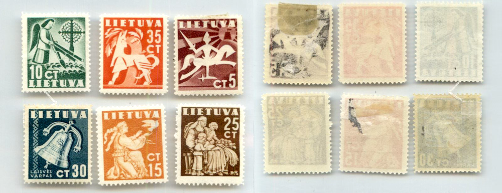 Lithuania 1940 SC 317-322 mint . rtc4333
