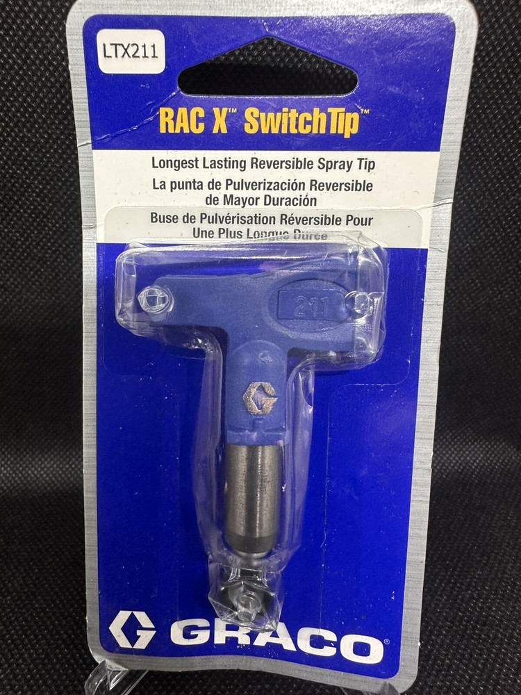 New Graco RAC X SwitchTip Reversible Spray Tip Part# LTX211