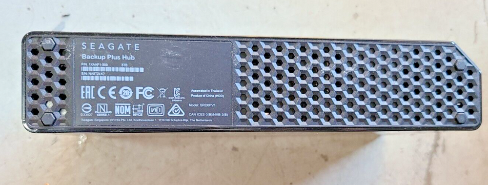 SEAGATE BACKUP PLUS HUB AS FOUND