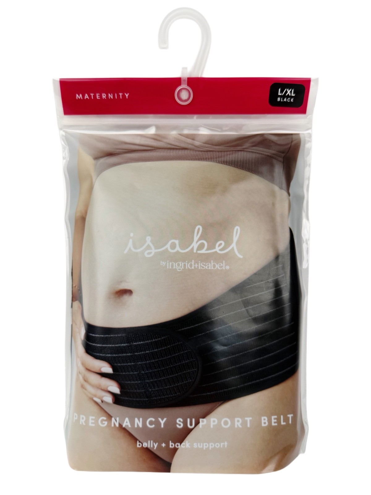 L/XL Ingrid & Isabel Maternity Pregnancy Belly & Back Support Belt Size 12-18