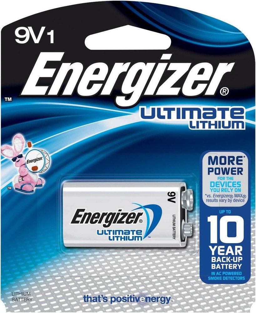 Energizer Ultimate Lithium 9 Volt Battery