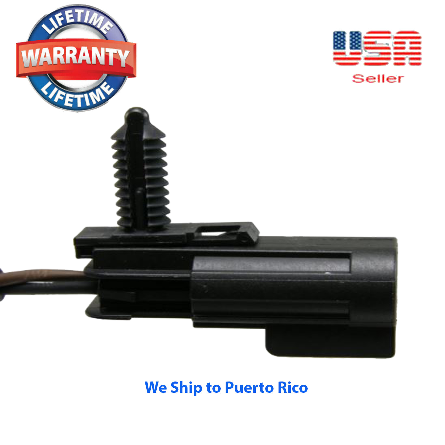 2 ABS wheel speed sensor Front Right & Left +CONNECTOR FOR Trailblazer 2002-2009