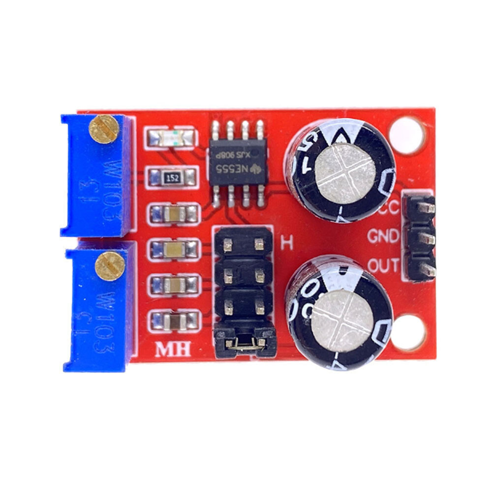 4Pcs NE555 Duty Cycle Pulse Frequency Adjustable Square Wave Generator Module