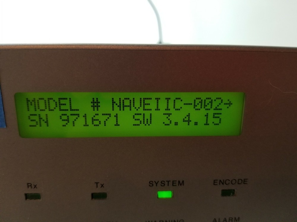 Nielsen WEGENER NAVE IIC 002 ENCODER Rack Mount Silver #219