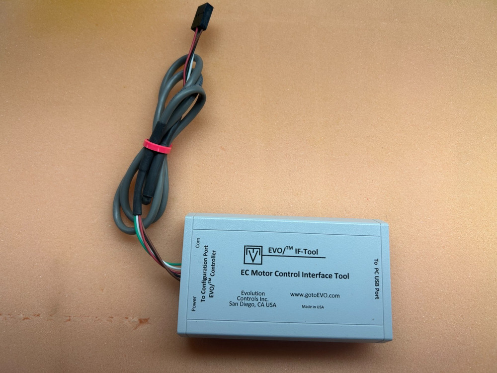 Evolution Controls EVO/IF-Tool EC Motor Control Interface Tool w/cable