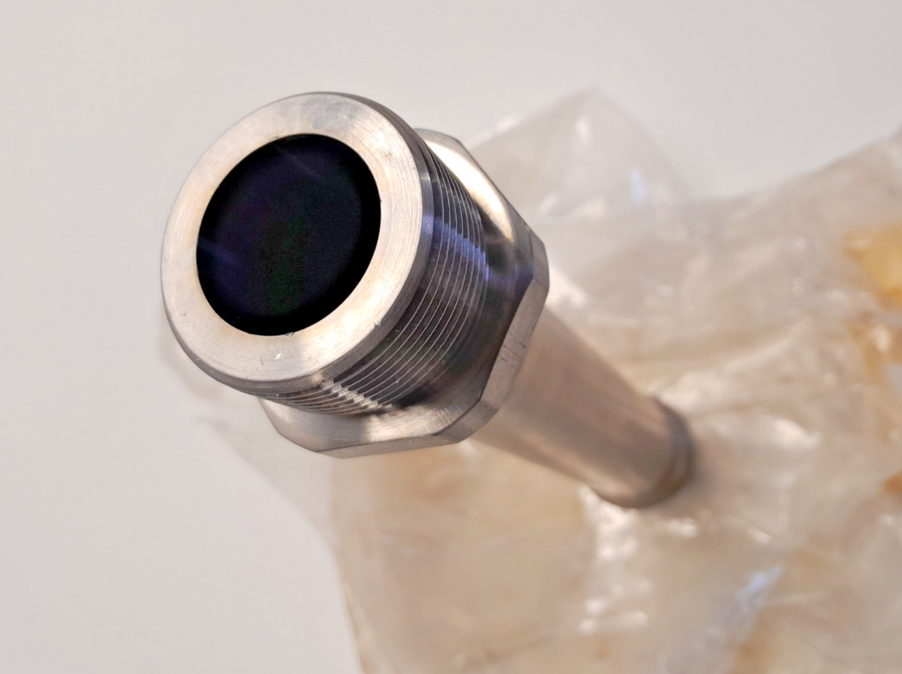 NOS Surplus - Stainless Steel 8'' Fuel/Oxidizer Supply Tube - Rocket Engine NASA