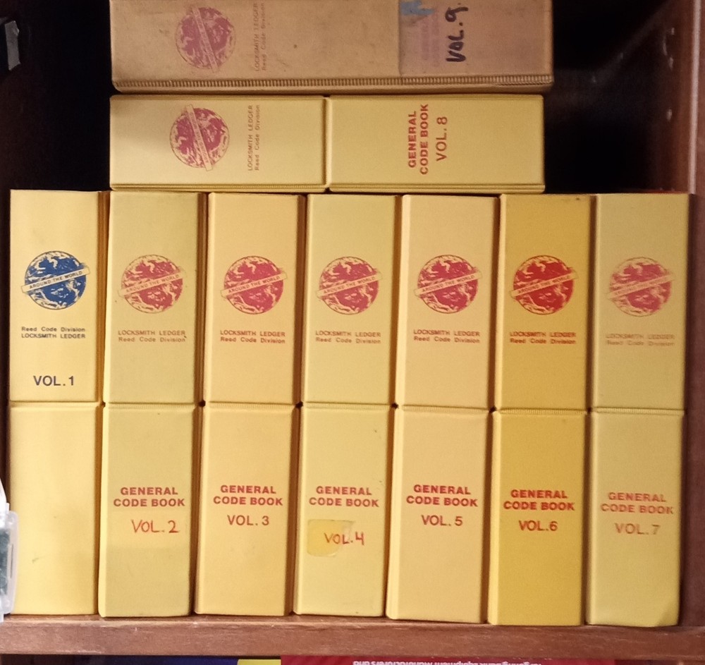 🔥 🔥 🔥 Locksmith Ledger Reed Code Books Volume 1-9 🔥🔥🔥