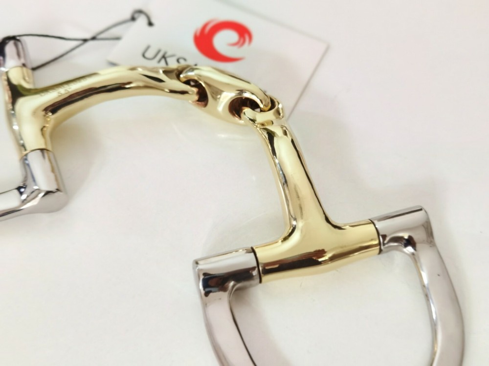 D-Ring 14MM Curved Turtle Angled MP Snaffle Bit (UKSALES25®)*SAME DAY DISPATCH*