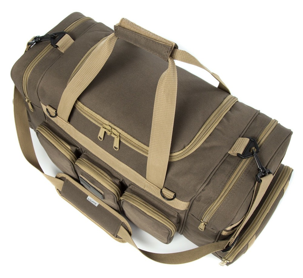 K-Cliffs 22"/ 30" Gun Range Tactical Duffel Bag with US Flag Patch & Lockable