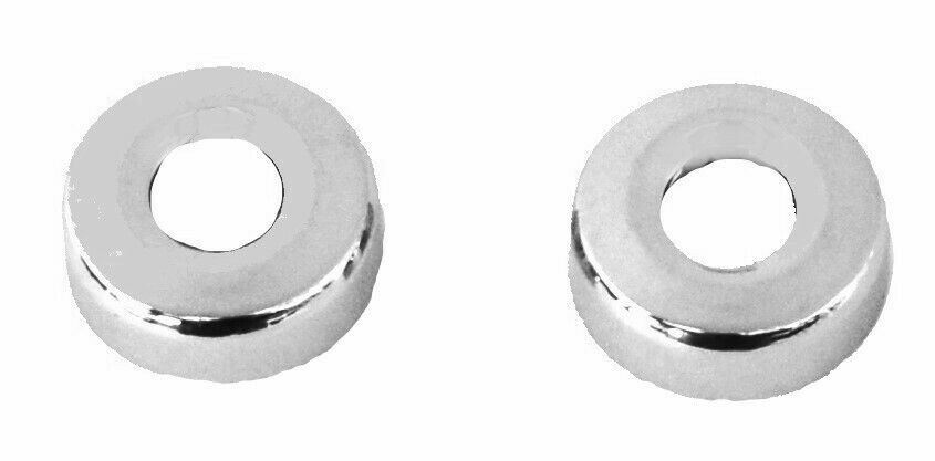 Face Nut covers(2) Toggle Switch Chrome Plastic Freightliner Dash Switches