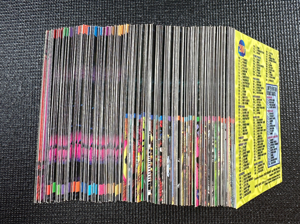 1994 Marvel Universe Series 5 - Complete Base Set - 200 Cards