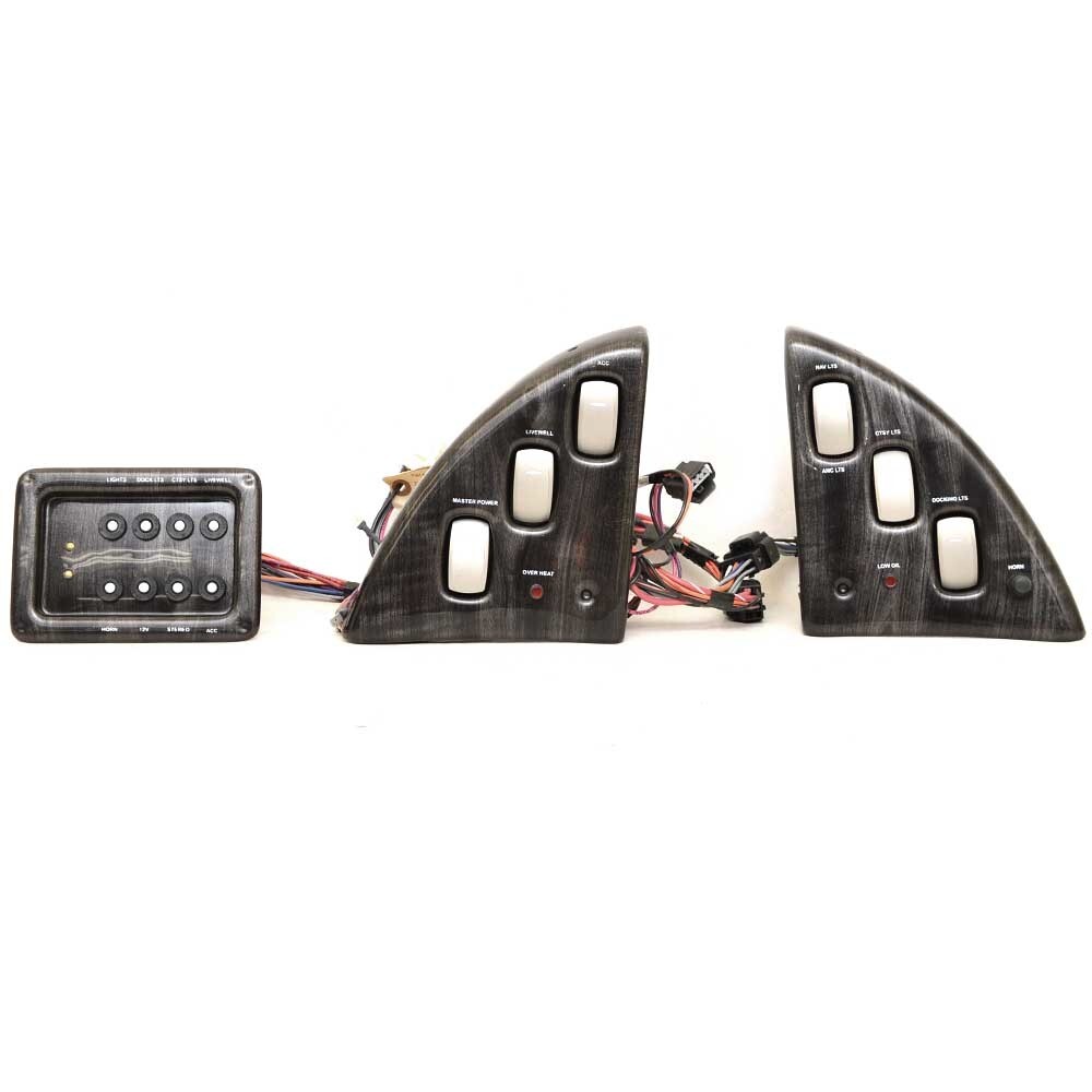 SunCatcher Boat Switch Panel 73422711 | LX 322 Push Breaker (3PC)